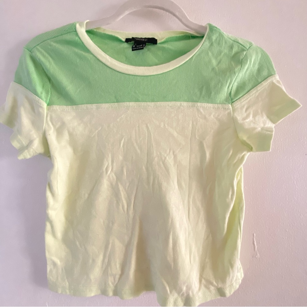 Forever 21 green top